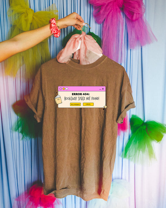 Bookshelf Space Not Found - Unisex T-shirt