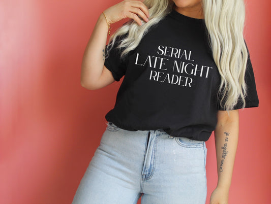Late Night Reader - Unisex T-shirt